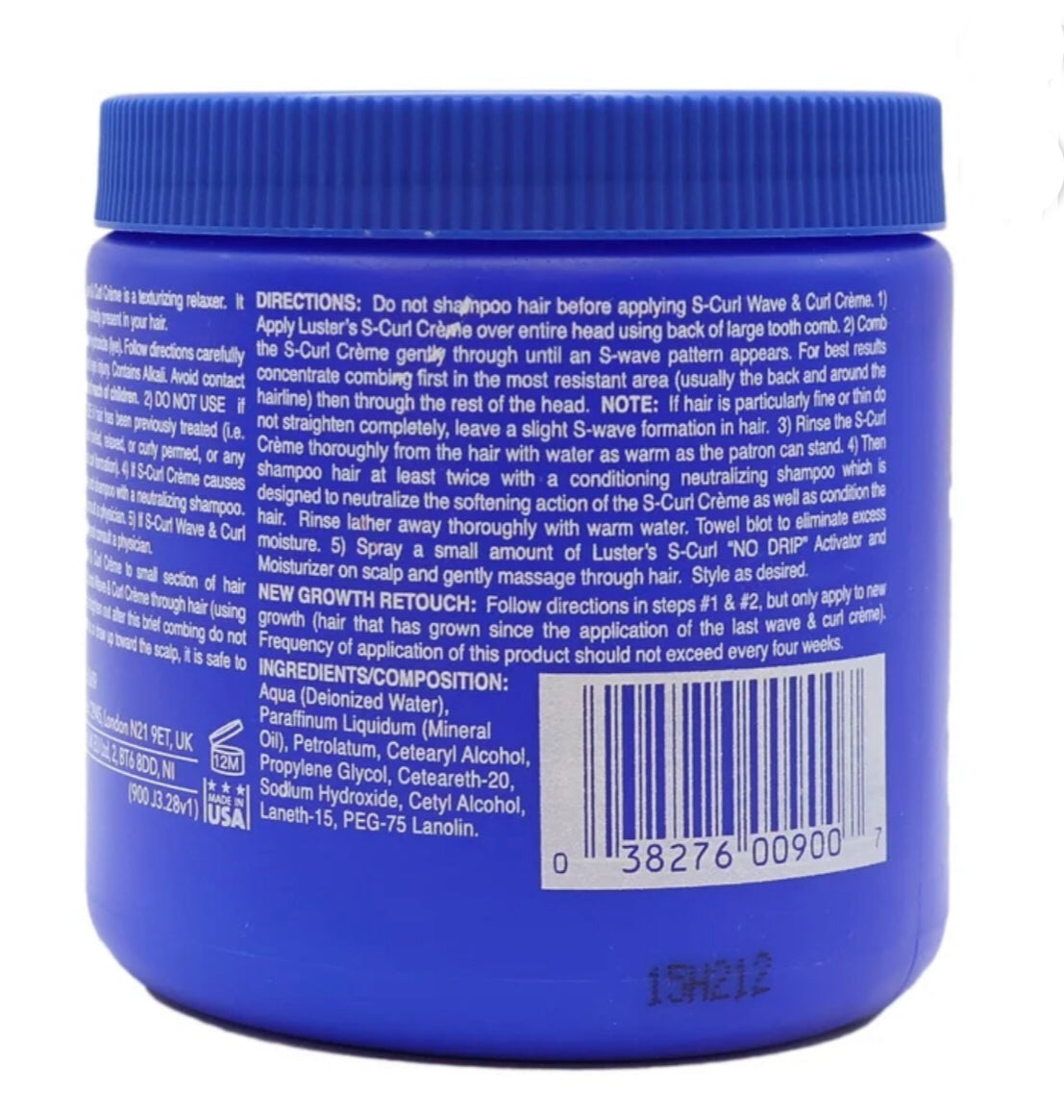 S-CURL TEXTURIZER WAVE & CURL CREME - REGULAR STRENGTH 15oz