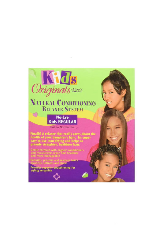 Africa's Best Kids Originals Natural Conditioning No-Lye Relaxer System, Regular Strength