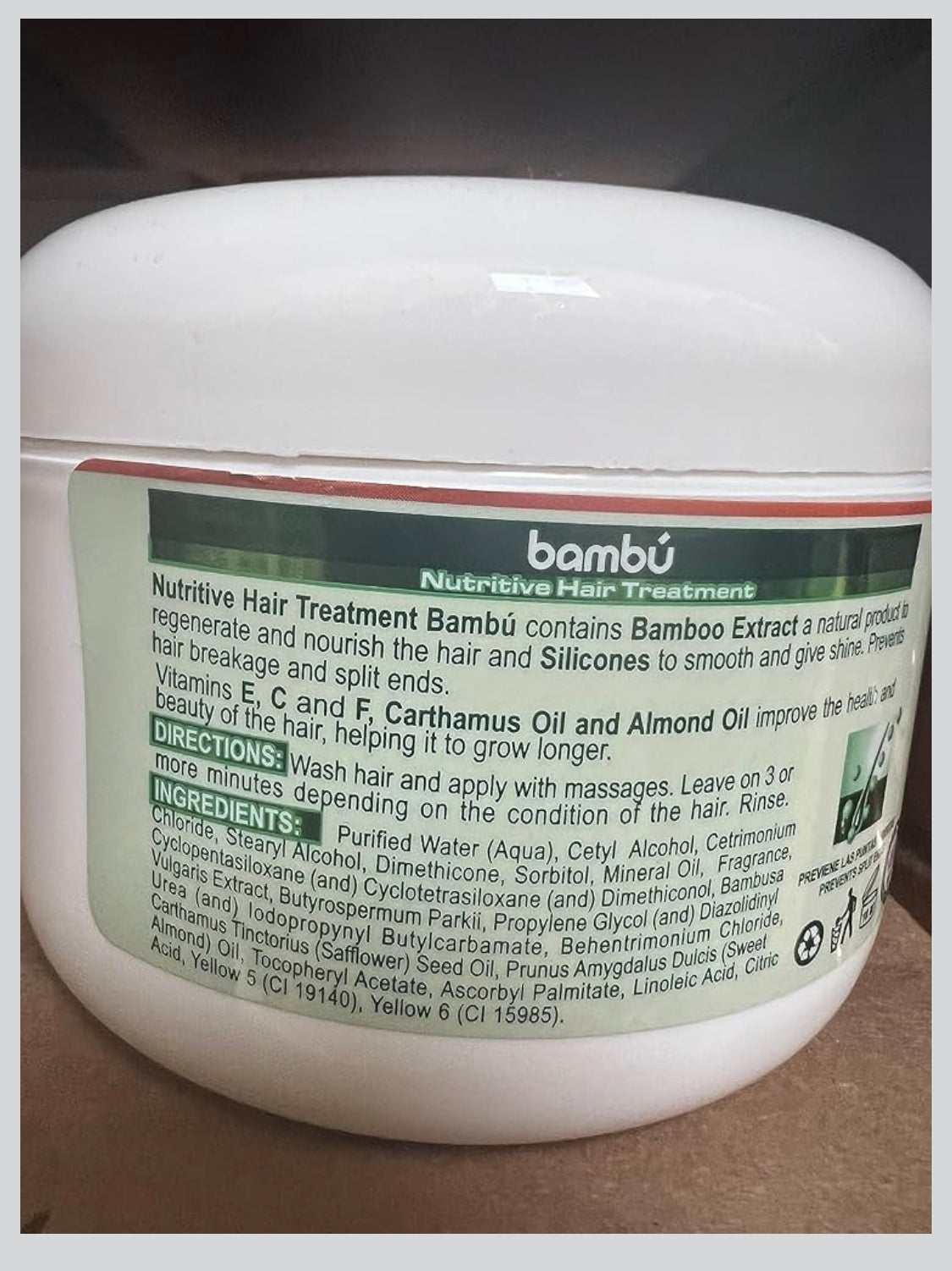 SILICON MIX BAMBÚ NUTRITIVE HAIR TREATMENT (8oz.)
