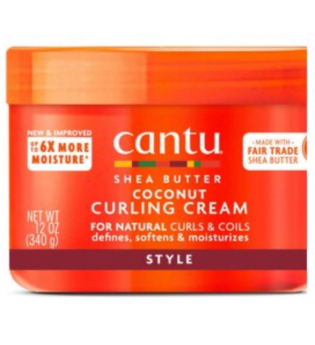 Cantu Coconut Curling Cream, 12 oz