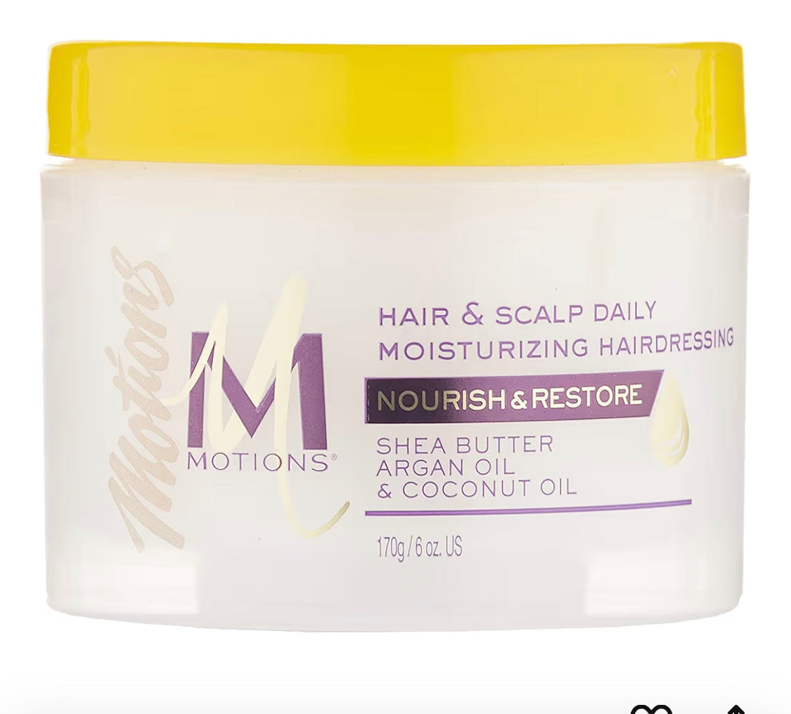 Motions Hair and Scalp Daily Moisturizing Hairdressing, 6 Oz