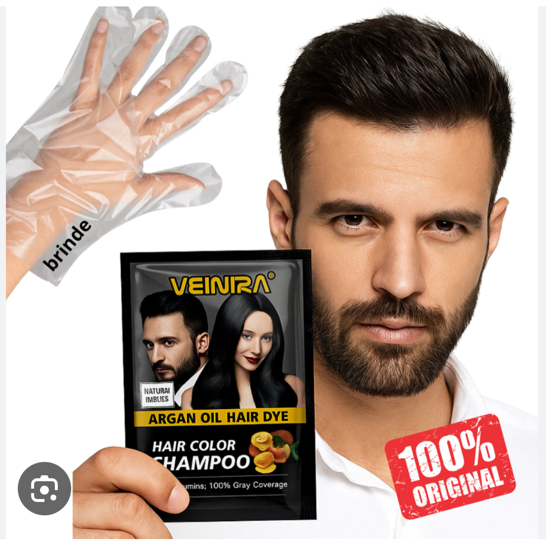 VEINIRA NATURAL BLACK COLOR SHAMPOO