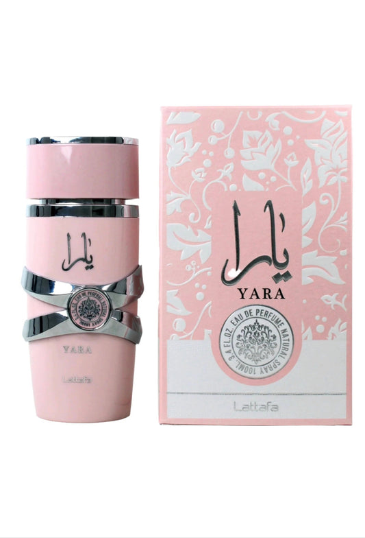 Pink Lattafa Yara Eau de Parfum, (3.4 Fl. oz)