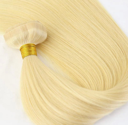 B&B EXPRESS GOLD 100% BRAZILIAN STRAIGHT VIRGIN HUMAN HAIR COLOR 613, 20"