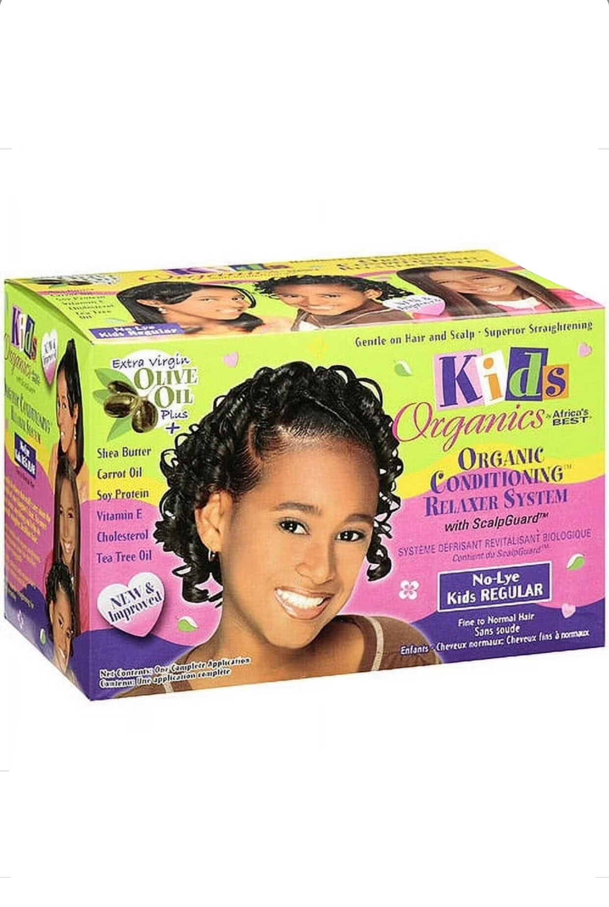 Africa's Best Kids Originals Natural Conditioning No-Lye Relaxer System, Regular Strength