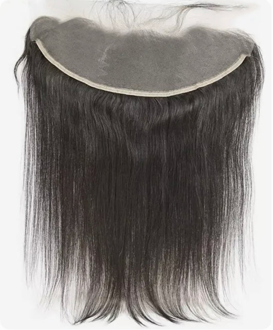 HD Lace 13x4 Frontal Wig With Baby Hair Straight 14” Natural BLK