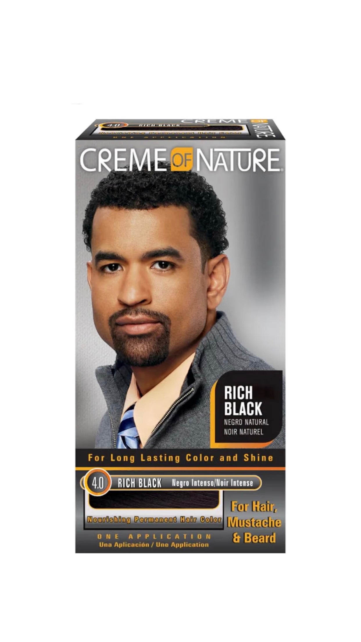 Creme of Nature Men’s 4.0 Rich Black