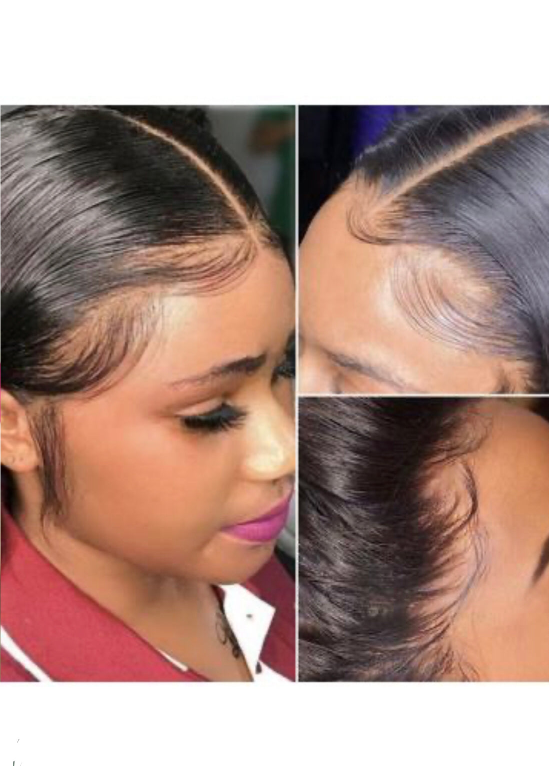 Empire Bundles - 100% Human Hair 13X4 HD Lace Closure - STRAIGHT NATURAL BLACK 14"