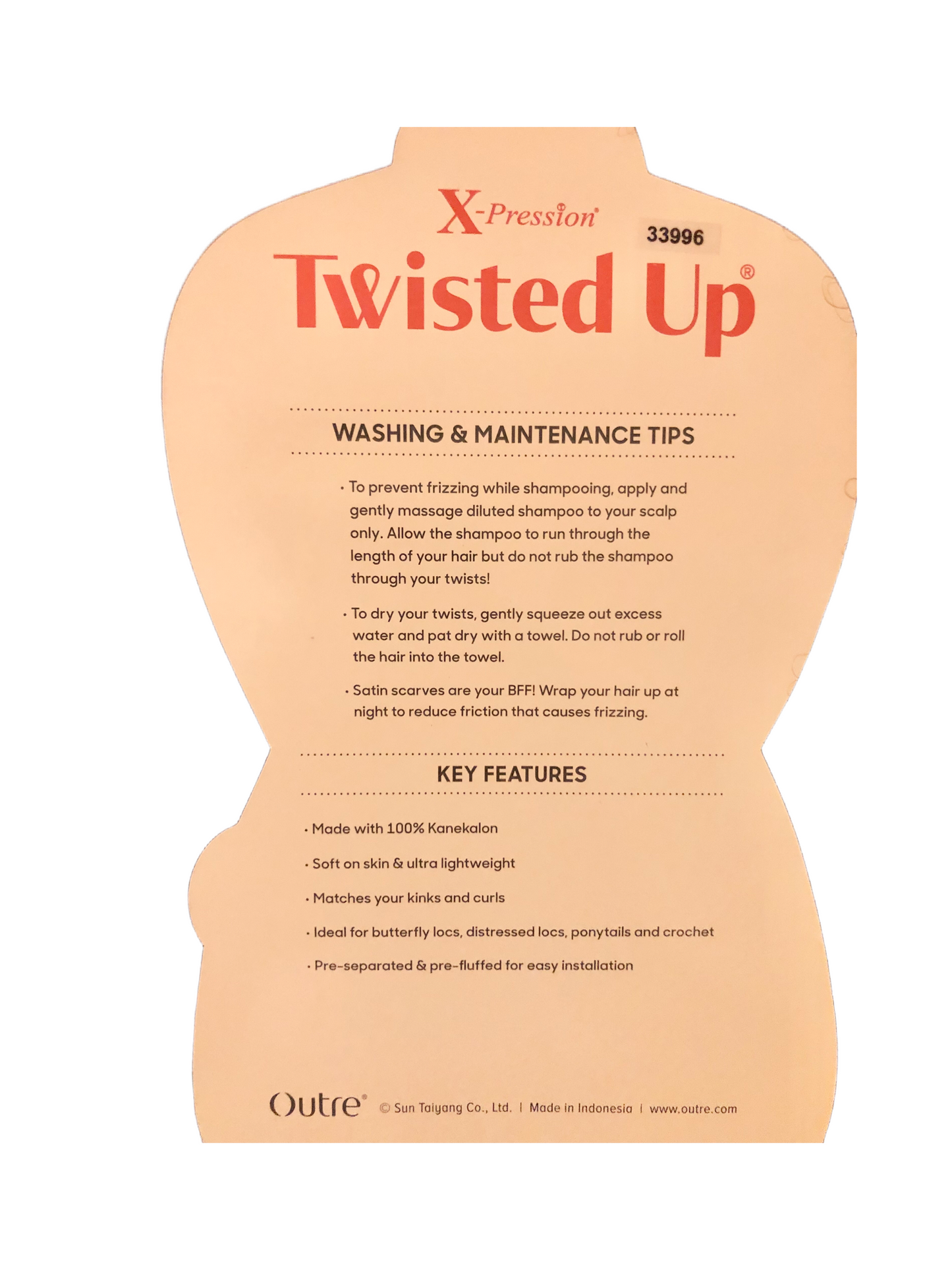 Outre X-Pression - Twisted Up - Springy Afro Twist 24-Inch, 3X