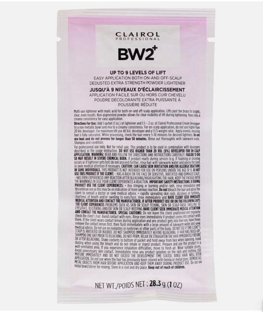 CLAIROL PROFESSIONAL BW2+ DEDUSTED EXTRA STRENGTH POWDER LIGHTENER (1 oz.)