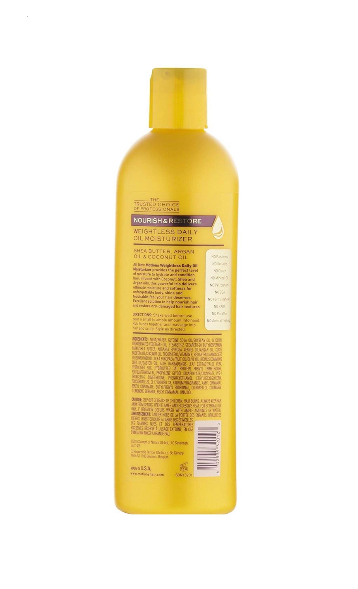 Motions Nourish & Restore Weightless Daily Oil Moisturizer, 12 oz