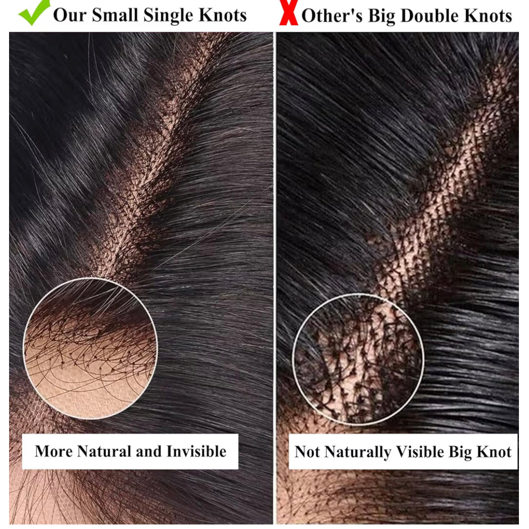 HD Lace 13x4 Frontal Wig With Baby Hair Straight 14” Natural BLK