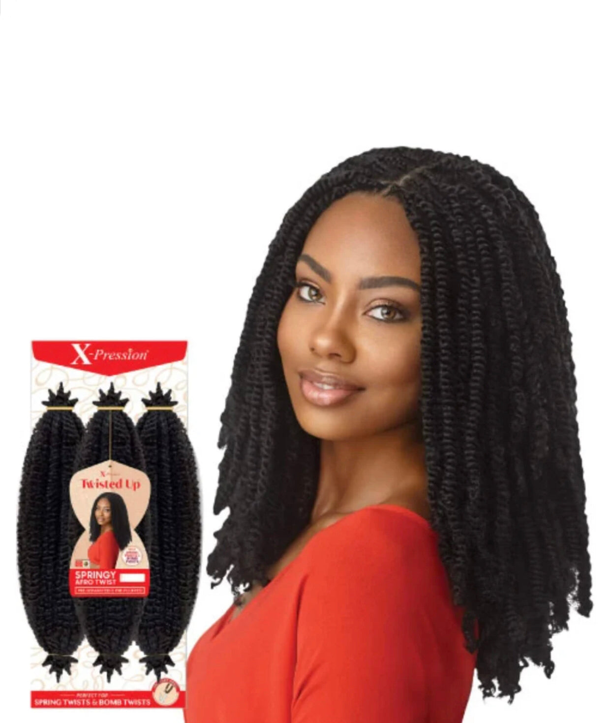 Outre X-Pression - Twisted Up - Springy Afro Twist 24-Inch, 3X