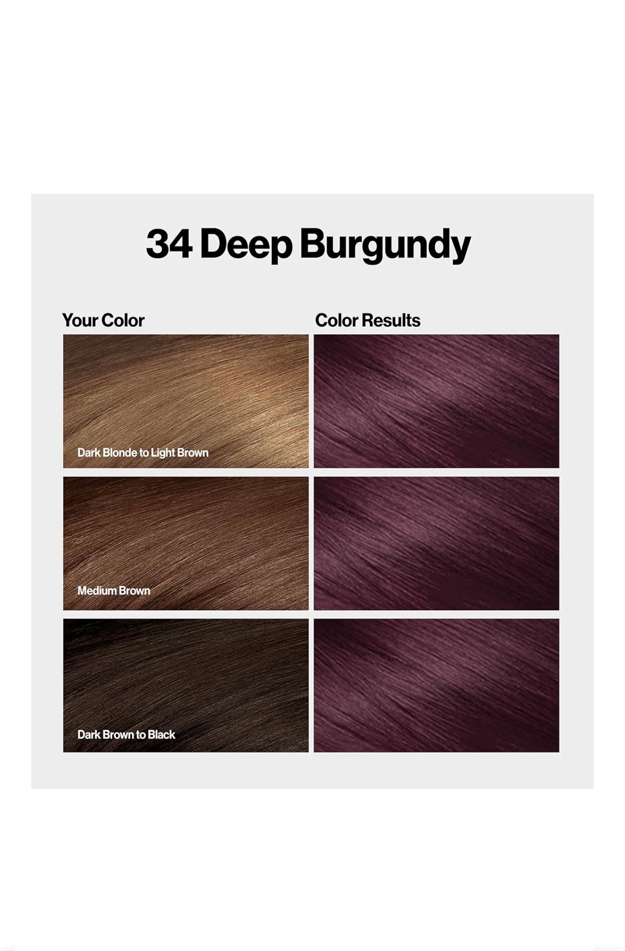 Revlon Colorsilk With Bond Repair Complex Permanent Hair Color, 34 Deep Burgundy