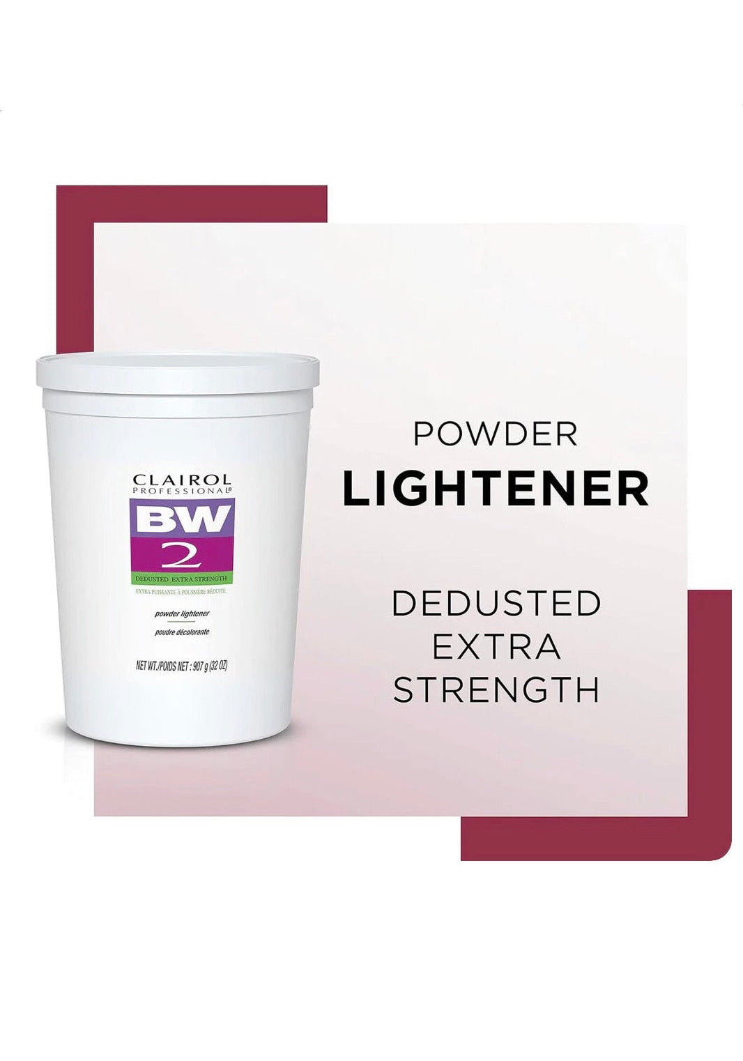 Clairol Professional BW2 Dedusted Extra Strength Powder Lightener (8 oz.)