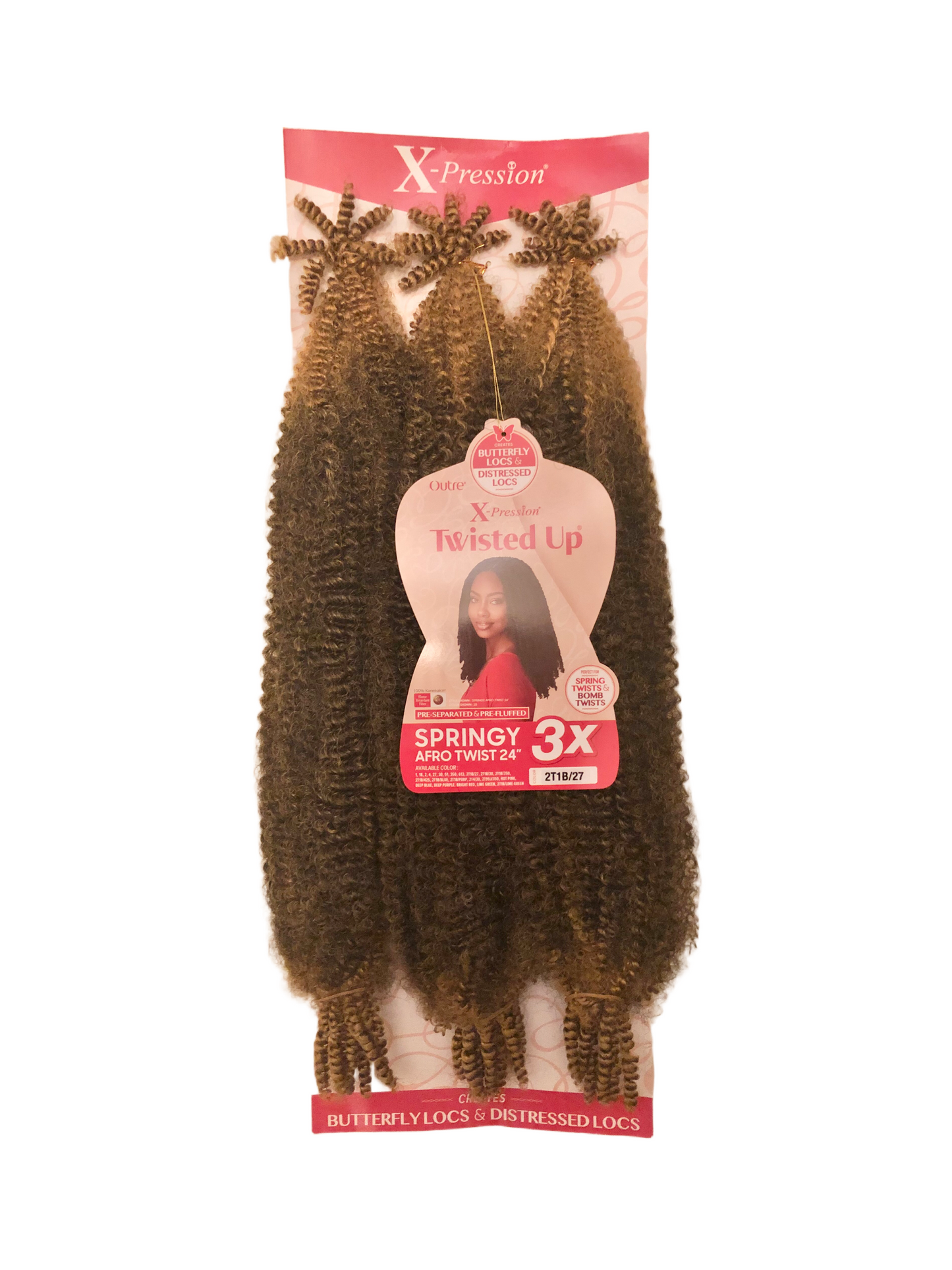 Outre X-Pression - Twisted Up - Springy Afro Twist 24-Inch 3X (2T1B/27)