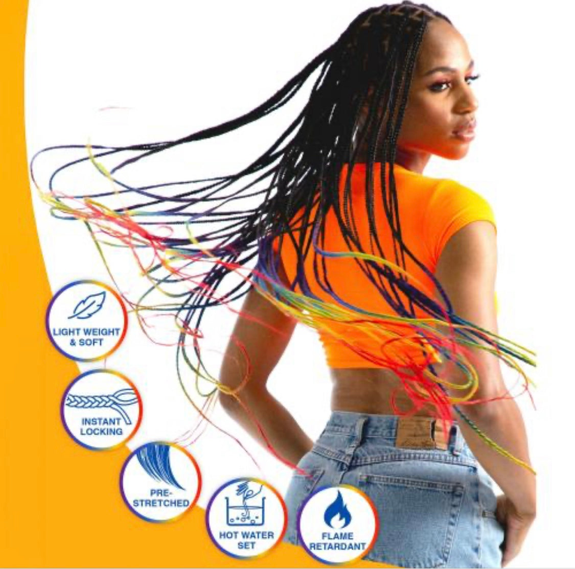 2x X-PRESSION PRE-STRETCHED BRAID 48"