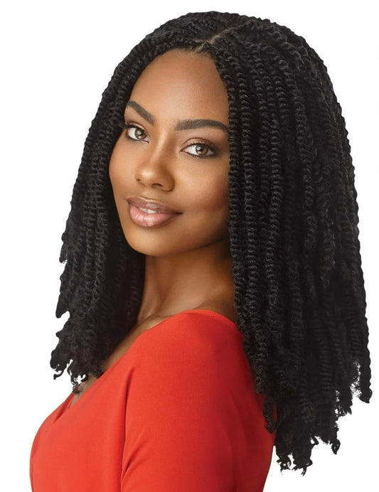 OUTRE BRAIDS CROCHET BRAIDS X-PRESSION TWISTED UP SPRING TWIST 12" COLOR #1