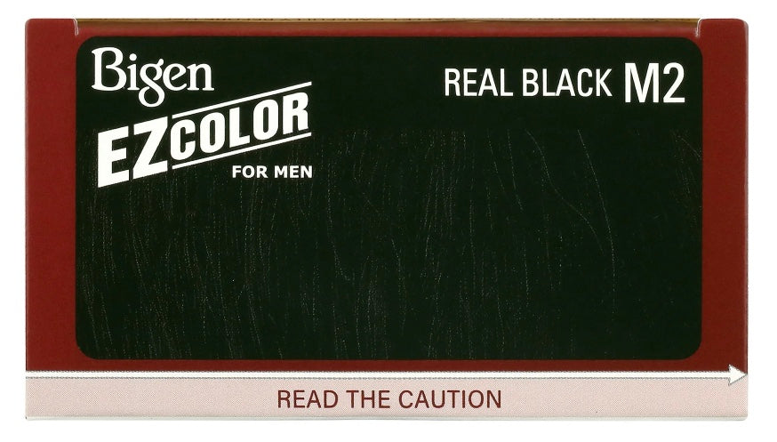 BIGEN EZ PERMANENT HAIR COLOR, [M2] REAL BLACK, ALL HAIR TYPE