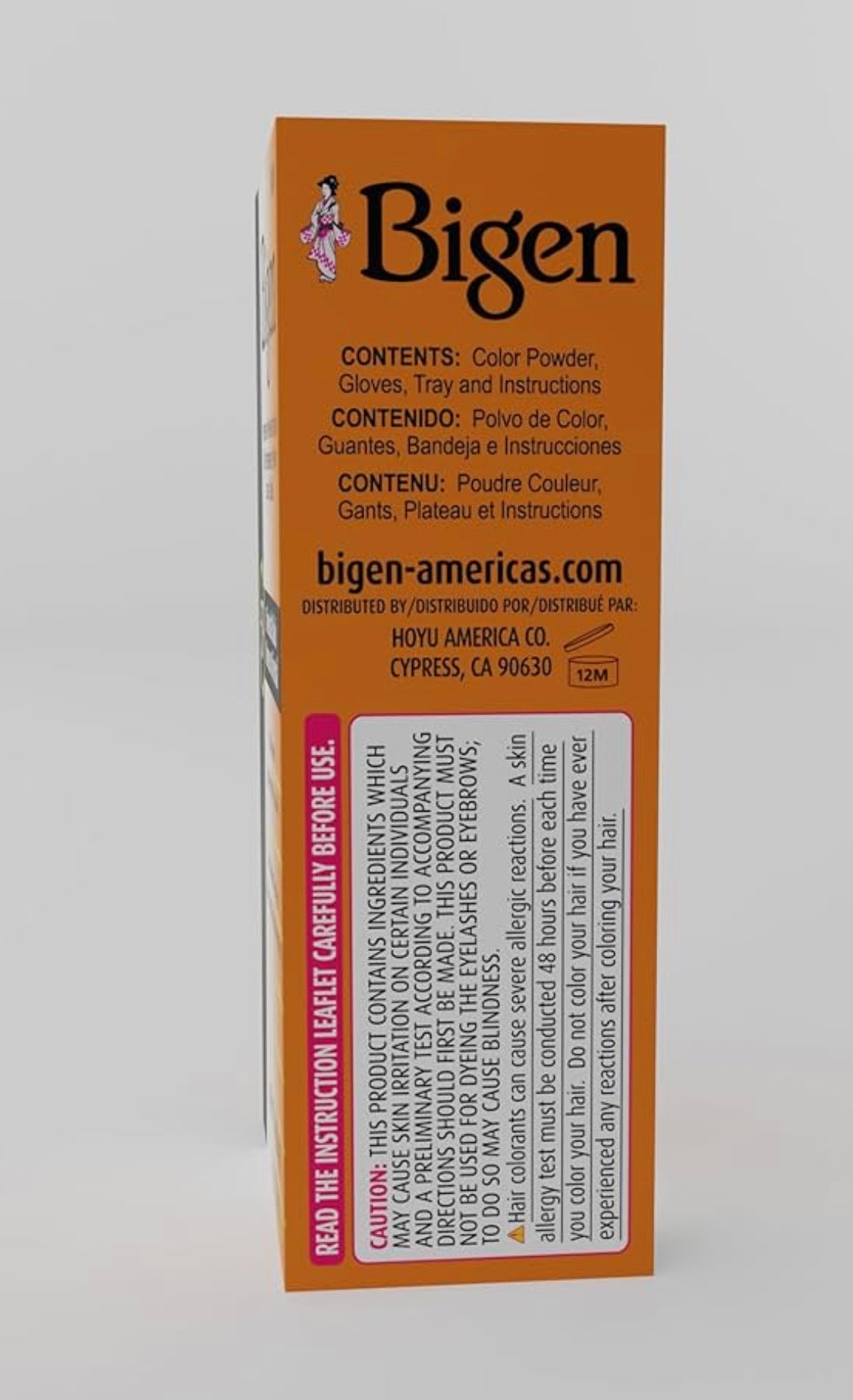 BIGEN PERMANENT POWDER HAIR COLOR, [26] GOLDEN BROWN, ALL HAIR TYPE