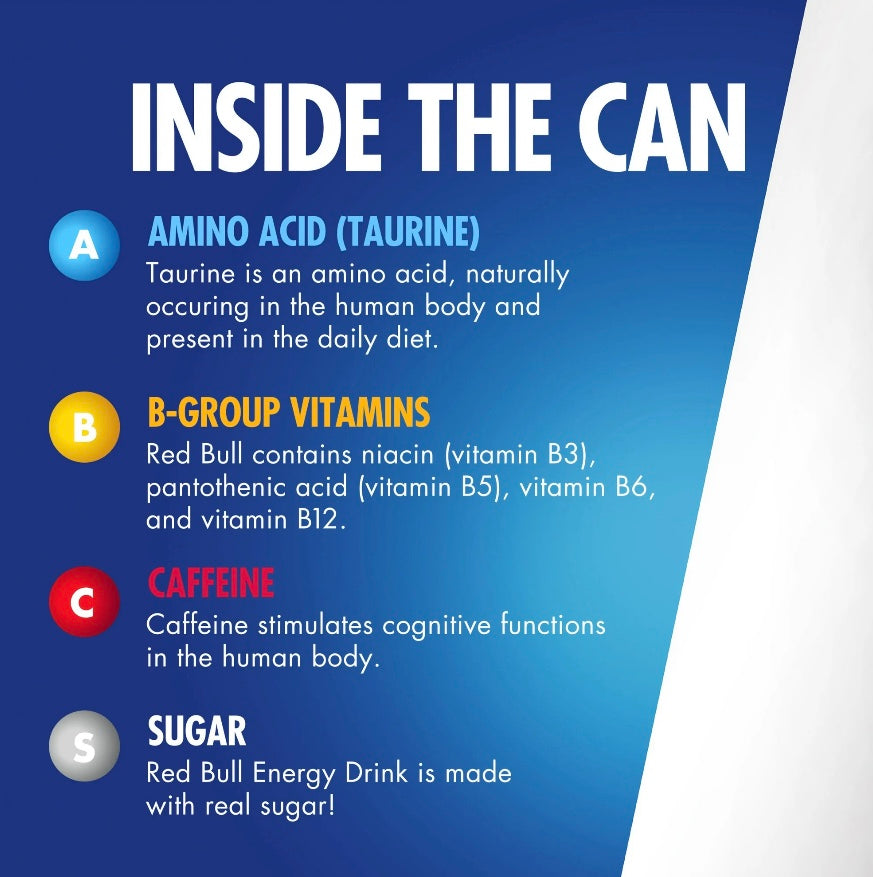 RED BULL ENERGY DRINK, 8.4 Fl Oz