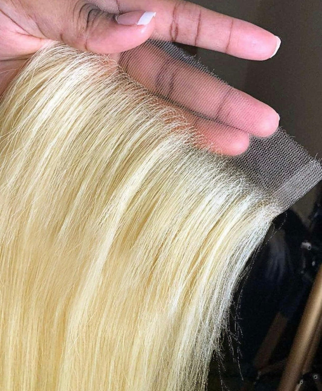 B&B EXPRESS GOLD 100% BRAZILIAN STRAIGHT VIRGIN HUMAN HAIR COLOR 613, 14" (4X4)