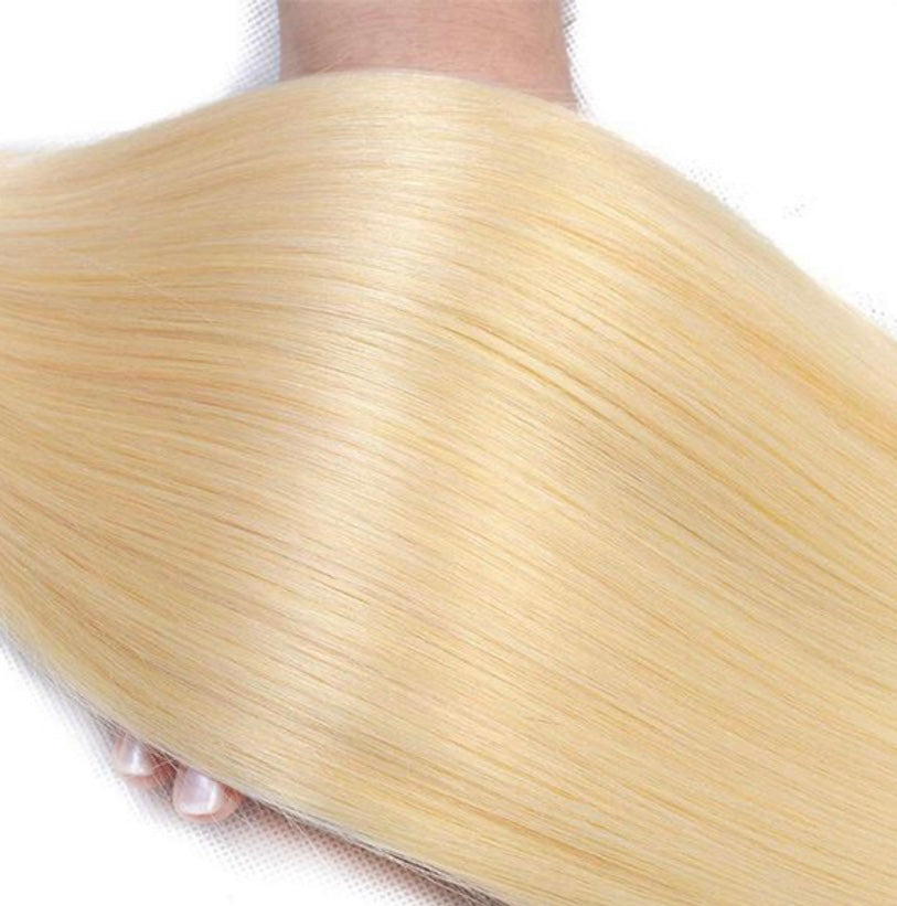 B&B EXPRESS GOLD 100% BRAZILIAN STRAIGHT VIRGIN HUMAN HAIR COLOR 613, 20"