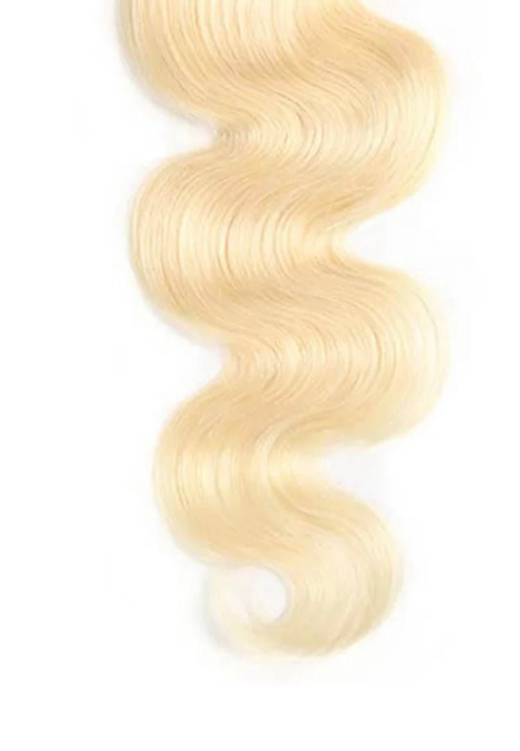 B&B EXPRESS GOLD 100% BRAZILIAN BODY WAVE VIRGIN HUMAN HAIR COLOR 613, 14"