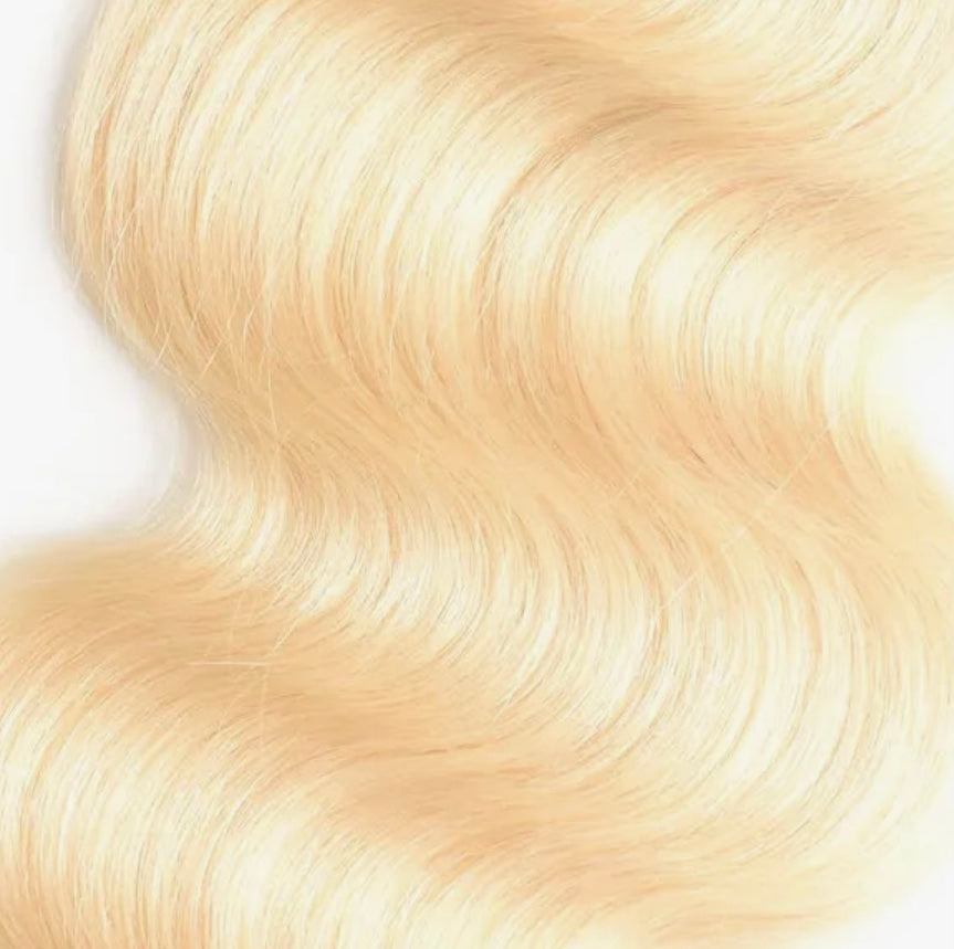 B&B EXPRESS GOLD 100% BRAZILIAN BODY WAVE VIRGIN HUMAN HAIR COLOR 613, 14"